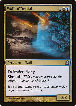 Wall of Denial [Commander 2011] | Exor Games New Glasgow