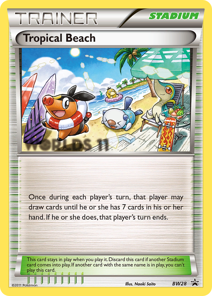 Tropical Beach (BW28) [Black & White: Black Star Promos] | Exor Games New Glasgow