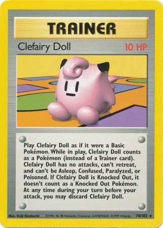 Clefairy Doll (70/102) [Base Set Unlimited] | Exor Games New Glasgow