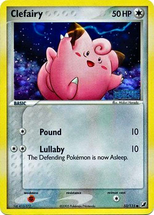 Clefairy (53/115) (Stamped) [EX: Unseen Forces] | Exor Games New Glasgow