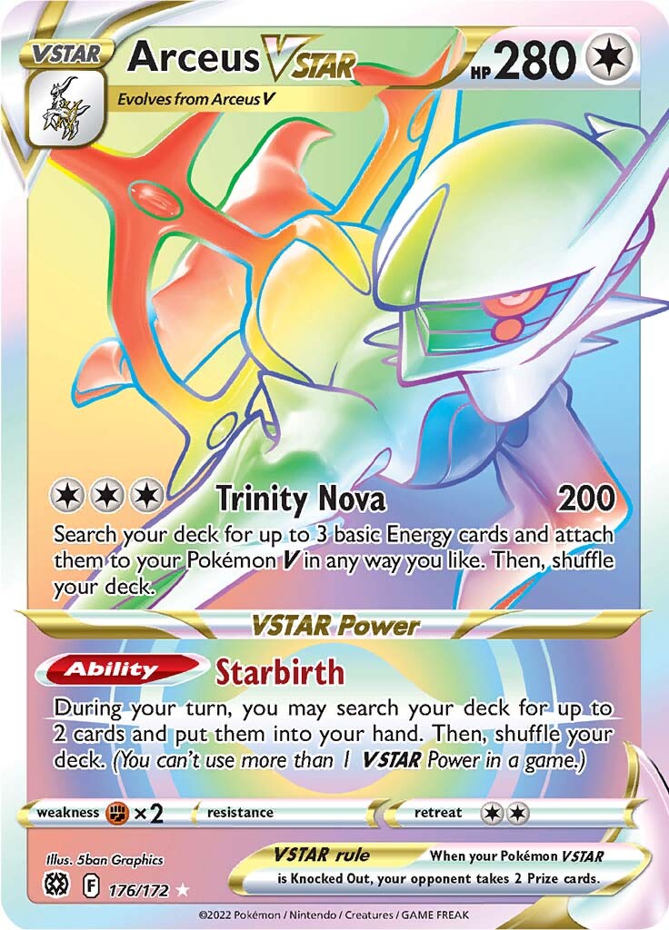 Arceus VSTAR (176/172) [Sword & Shield: Brilliant Stars] | Exor Games New Glasgow