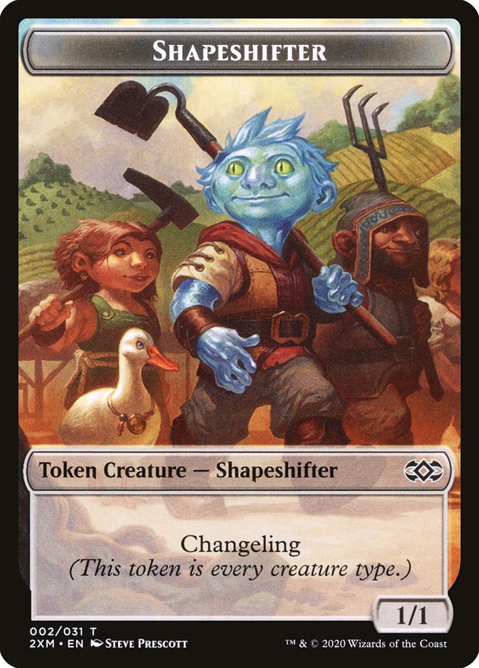 Shapeshifter Token [Double Masters] | Exor Games New Glasgow