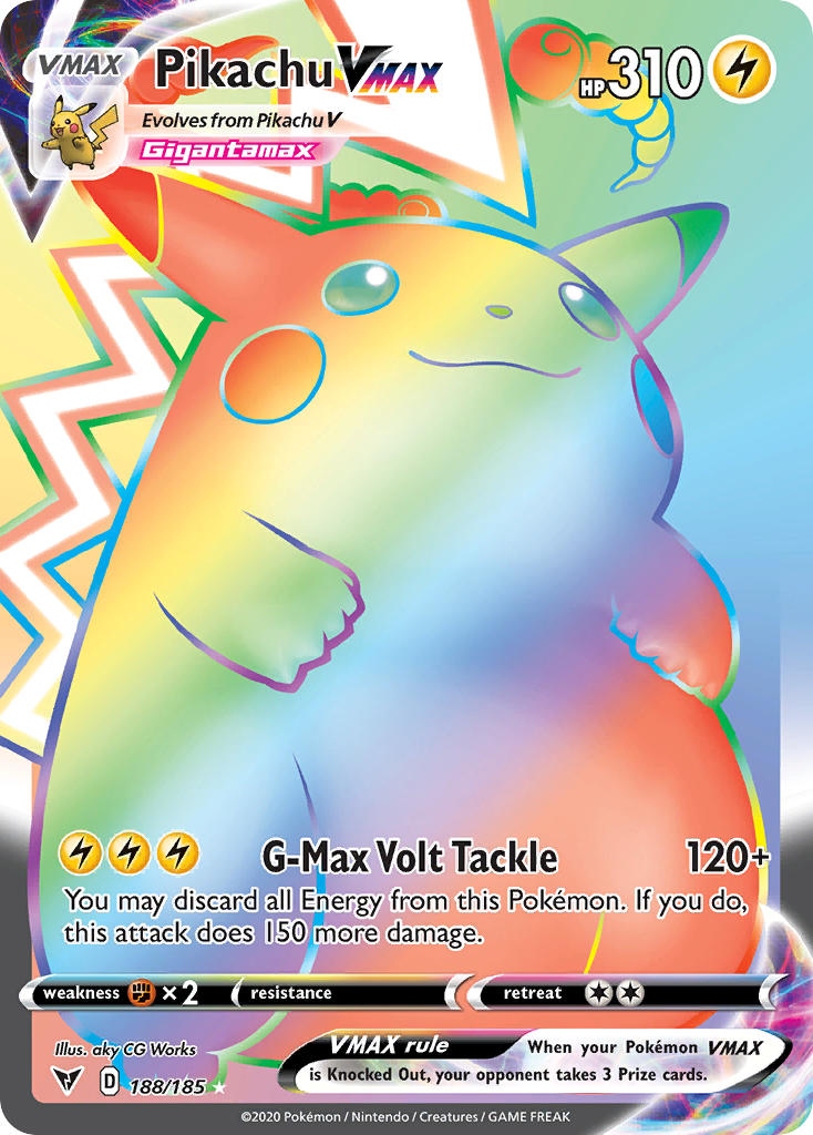 Pikachu VMAX (188/185) [Sword & Shield: Vivid Voltage] | Exor Games New Glasgow