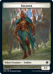 Soldier // Drake Double-Sided Token [Game Night: Free-for-All Tokens] | Exor Games New Glasgow