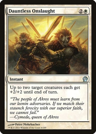 Dauntless Onslaught [Theros] | Exor Games New Glasgow