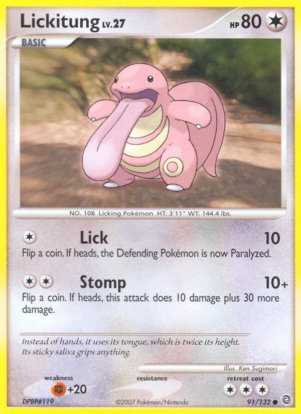 Lickitung (91/132) [Diamond & Pearl: Secret Wonders] | Exor Games New Glasgow