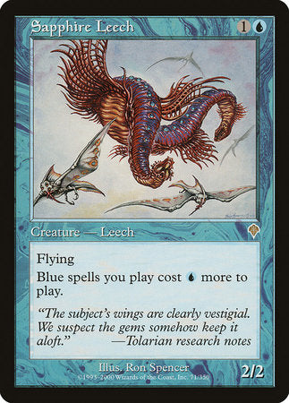 Sapphire Leech [Invasion] | Exor Games New Glasgow
