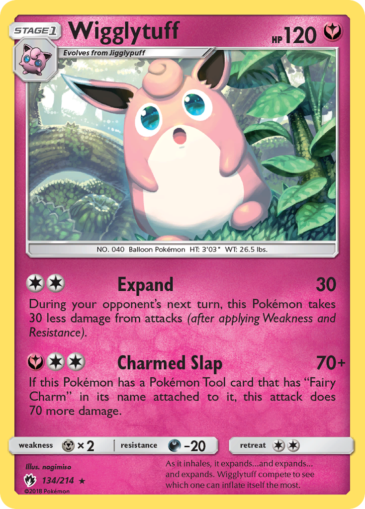 Wigglytuff (134/214) [Sun & Moon: Lost Thunder] | Exor Games New Glasgow