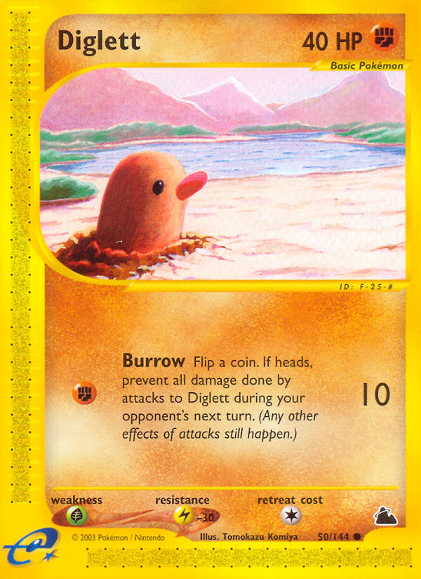 Diglett (50/144) [Skyridge] | Exor Games New Glasgow