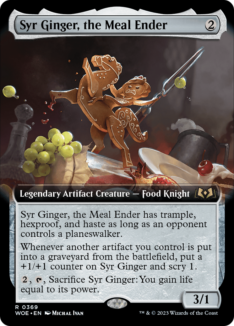 Syr Ginger, the Meal Ender (Extended Art) [Wilds of Eldraine] | Exor Games New Glasgow