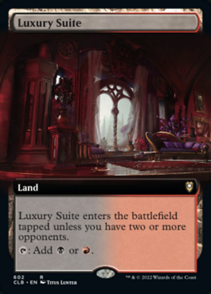 Luxury Suite (Extended Art) [Commander Legends: Battle for Baldur's Gate] | Exor Games New Glasgow