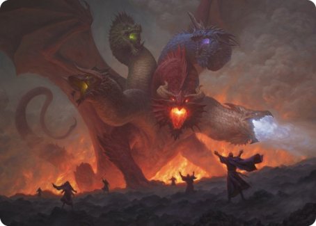 Tiamat Art Card [Dungeons & Dragons: Adventures in the Forgotten Realms Art Series] | Exor Games New Glasgow