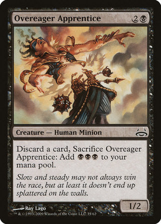 Overeager Apprentice [Duel Decks: Divine vs. Demonic] | Exor Games New Glasgow