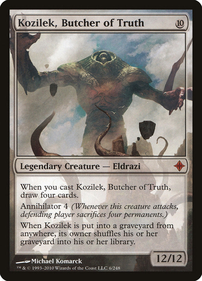 Kozilek, Butcher of Truth [Rise of the Eldrazi] | Exor Games New Glasgow