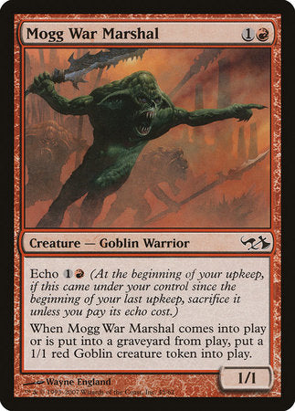 Mogg War Marshal [Duel Decks: Elves vs. Goblins] | Exor Games New Glasgow