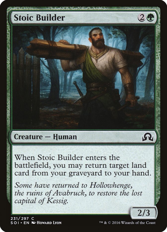 Stoic Builder [Shadows over Innistrad] | Exor Games New Glasgow