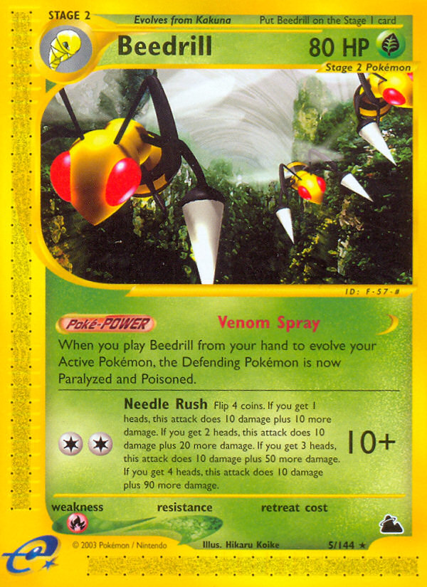 Beedrill (5/144) [Skyridge] | Exor Games New Glasgow