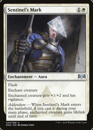 Sentinel's Mark [Ravnica Allegiance] | Exor Games New Glasgow