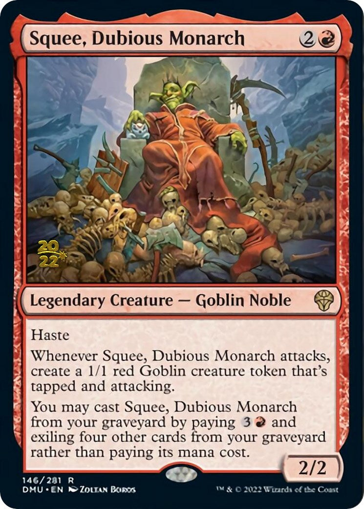 Squee, Dubious Monarch [Dominaria United Prerelease Promos] | Exor Games New Glasgow