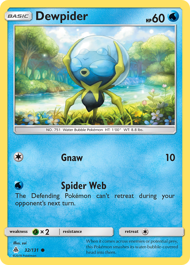 Dewpider (32/131) [Sun & Moon: Forbidden Light] | Exor Games New Glasgow