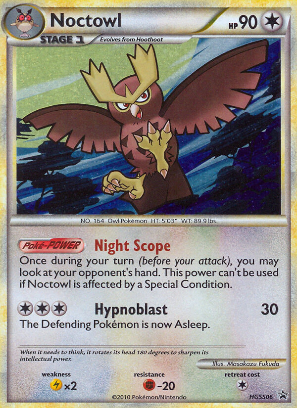 Noctowl (HGSS06) [HeartGold & SoulSilver: Black Star Promos] | Exor Games New Glasgow