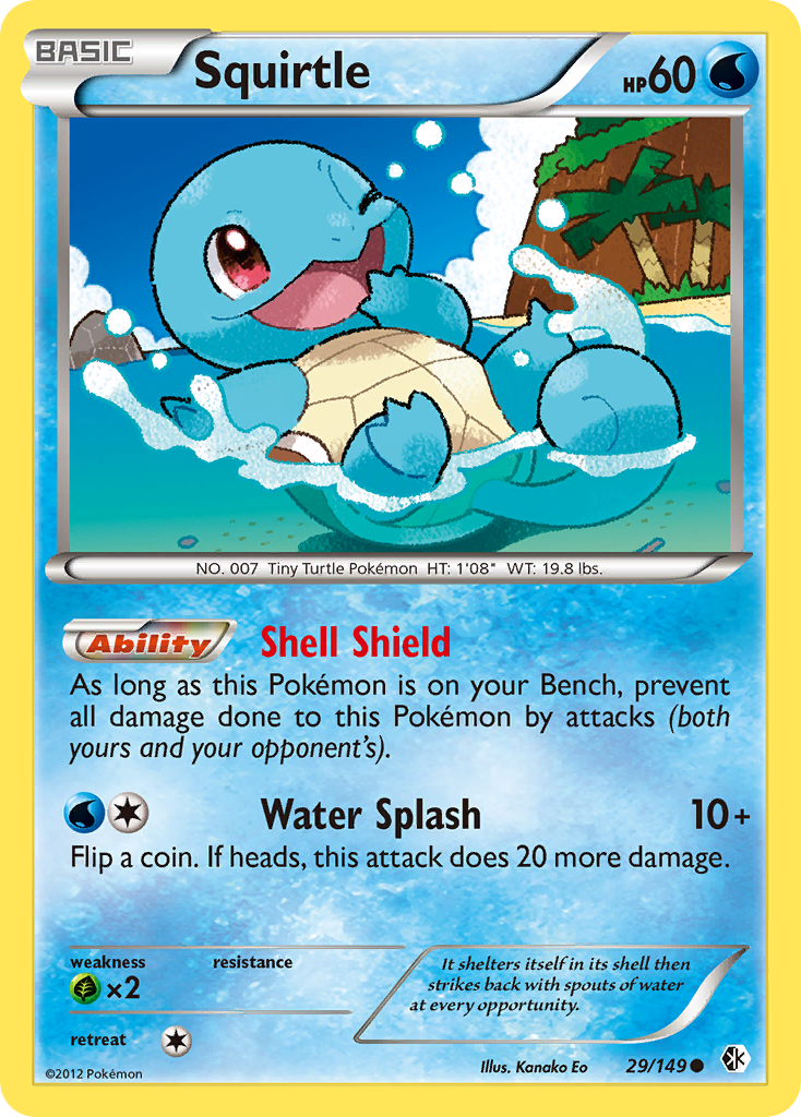 Squirtle (29/149) [Black & White: Boundaries Crossed] | Exor Games New Glasgow