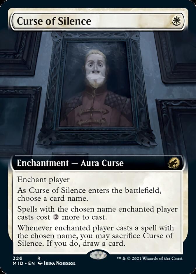 Curse of Silence (Extended) [Innistrad: Midnight Hunt] | Exor Games New Glasgow