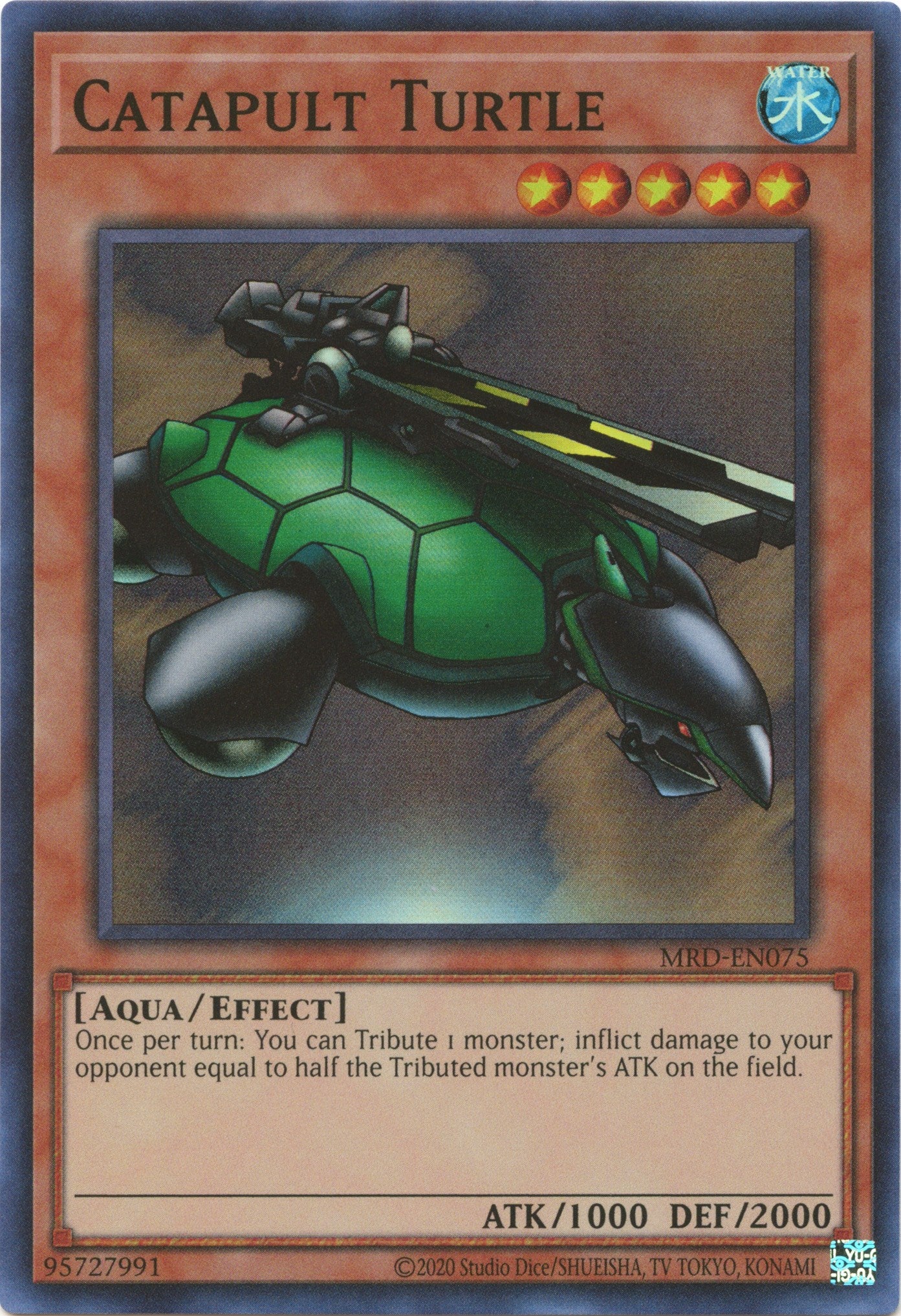 Catapult Turtle (25th Anniversary) [MRD-EN075] Super Rare | Exor Games New Glasgow