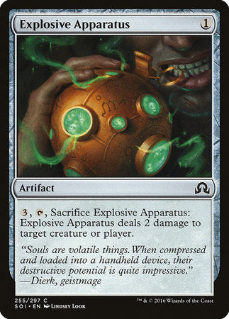 Explosive Apparatus [Shadows over Innistrad] | Exor Games New Glasgow