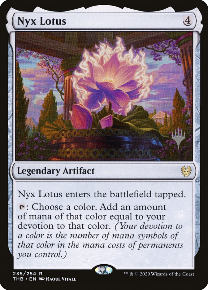 Nyx Lotus (Promo Pack) [Theros Beyond Death Promos] | Exor Games New Glasgow