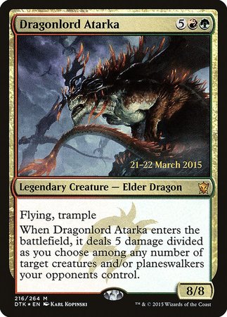 Dragonlord Atarka [Dragons of Tarkir Promos] | Exor Games New Glasgow