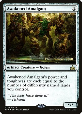 Awakened Amalgam [Rivals of Ixalan Promos] | Exor Games New Glasgow