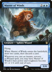 Master of Winds (Extended Art) [Zendikar Rising] | Exor Games New Glasgow