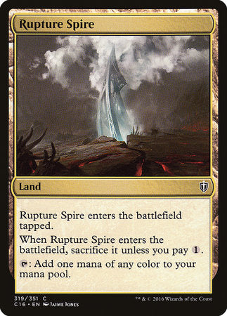 Rupture Spire [Commander 2016] | Exor Games New Glasgow