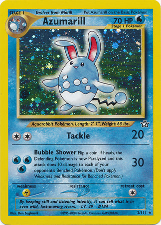 Azumarill (2/111) [Neo Genesis Unlimited] | Exor Games New Glasgow