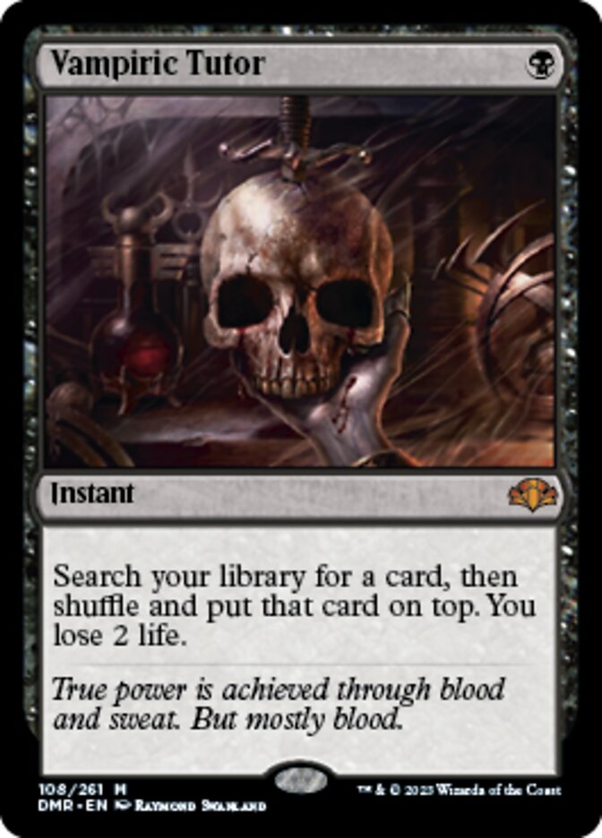 Vampiric Tutor [Dominaria Remastered] | Exor Games New Glasgow