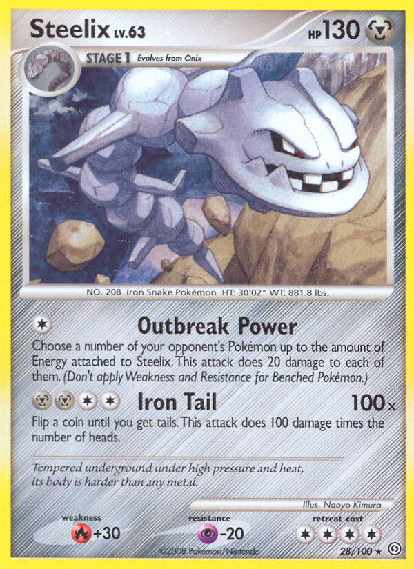 Steelix (28/100) [Diamond & Pearl: Stormfront] | Exor Games New Glasgow