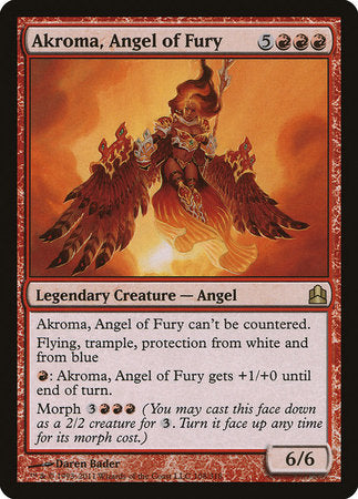 Akroma, Angel of Fury [Commander 2011] | Exor Games New Glasgow