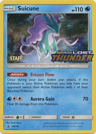 Suicune (SM149) (Staff Prerelease Promo) [Sun & Moon: Black Star Promos] | Exor Games New Glasgow