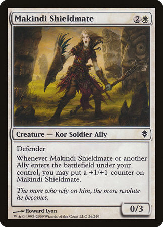 Makindi Shieldmate [Zendikar] | Exor Games New Glasgow