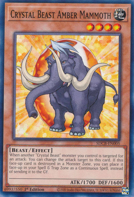 Crystal Beast Amber Mammoth [SDCB-EN005] Common | Exor Games New Glasgow