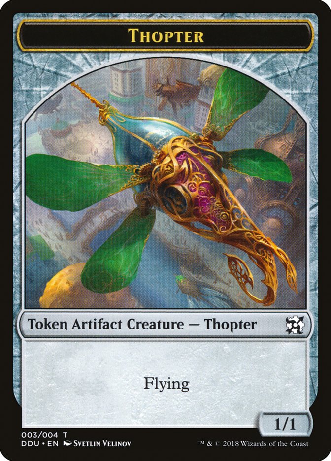 Thopter (003/004) [Duel Decks: Elves vs. Inventors Tokens] | Exor Games New Glasgow