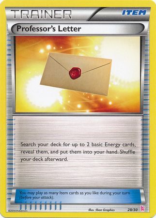 Professor's Letter (28/30) [XY: Trainer Kit - Sylveon] | Exor Games New Glasgow