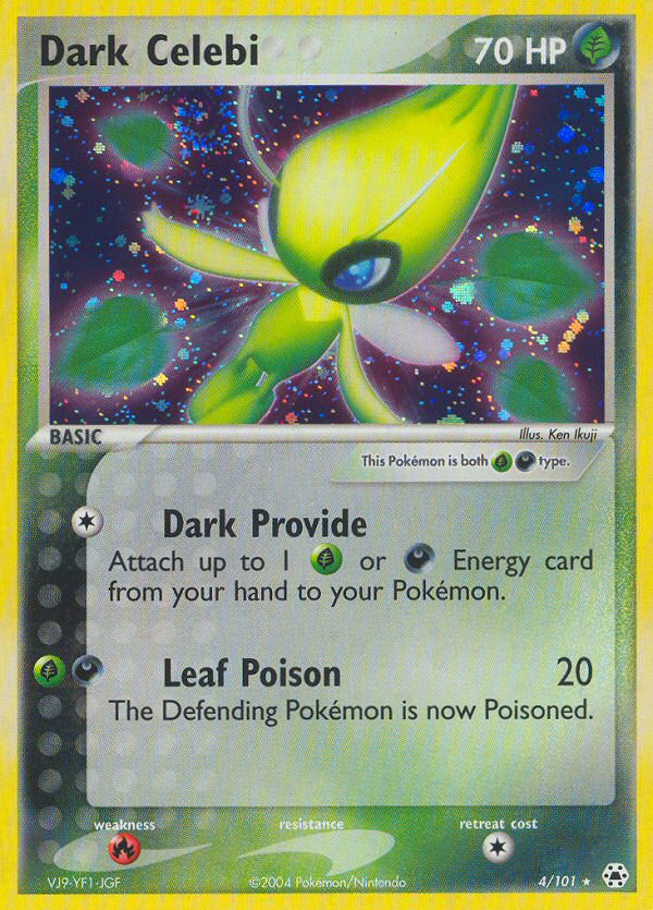 Dark Celebi (4/101) [EX: Hidden Legends] | Exor Games New Glasgow