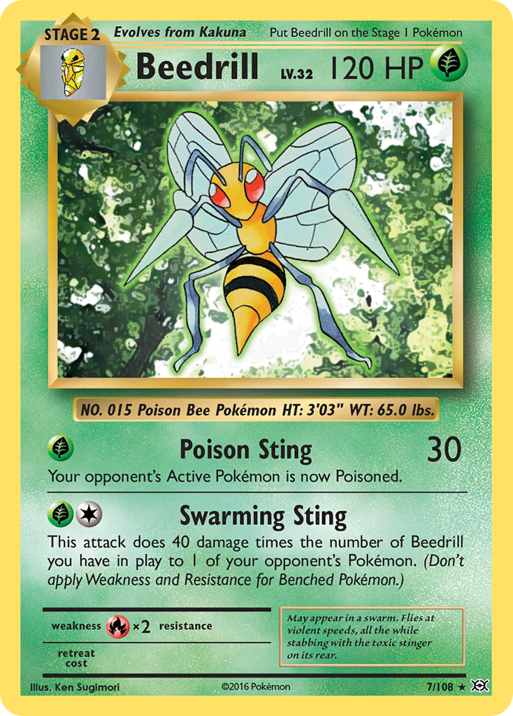 Beedrill (7/108) [XY: Evolutions] | Exor Games New Glasgow