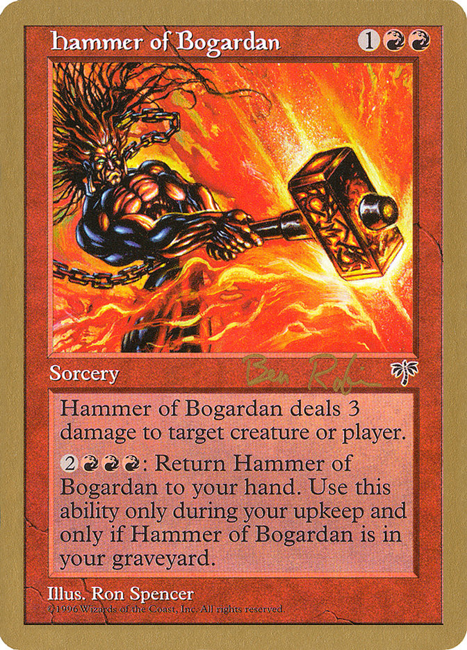 Hammer of Bogardan (Ben Rubin) [World Championship Decks 1998] | Exor Games New Glasgow