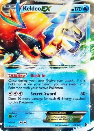 Keldeo EX (49/149) (Jumbo Card) [Black & White: Boundaries Crossed] | Exor Games New Glasgow