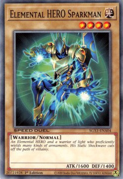 Elemental HERO Sparkman [SGX1-ENA04] Common | Exor Games New Glasgow