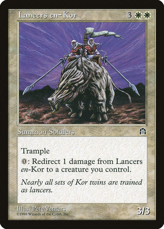 Lancers en-Kor [Stronghold] | Exor Games New Glasgow