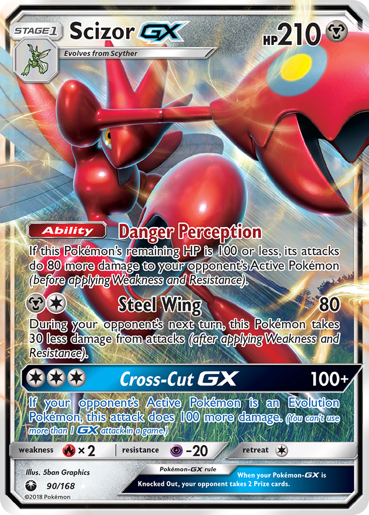 Scizor GX (90/168) [Sun & Moon: Celestial Storm] | Exor Games New Glasgow